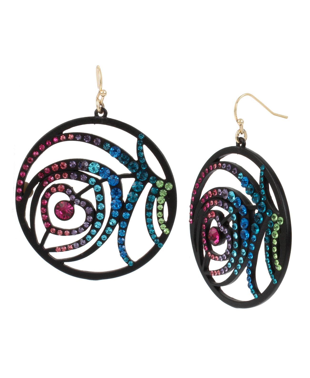 BIG earrings.roundpeacock.betsey.johnson.JPG